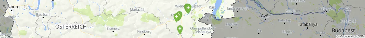 Kartenansicht für Apotheken-Notdienste in der Nähe von Grafenbach-Sankt Valentin (Neunkirchen, Niederösterreich)